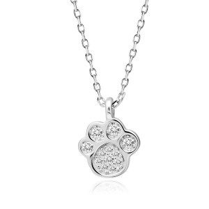 Lantisor argint cu pandantiv labuta cu pietre DiAmanti Z1547N-DIA (Argint 925‰ 1,8 g.)